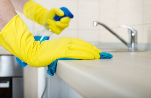 Professional carpet cleaning process in a W13 property